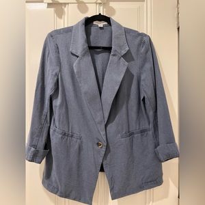 Amour Vert Sage Blazer in Indigo